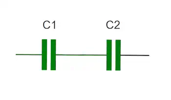 series capacitor picture